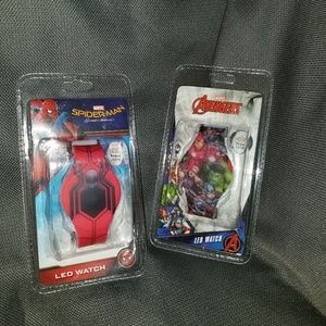 Avengers and Spiderman LED Watches